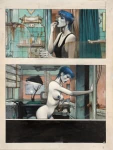Planche Originale Enki Bilal