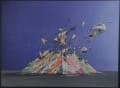 Het taxeren van de waarde van de ‘Dripping Louvre’ acryl-, aerosol- en gouache-schilderij door BRUSK 2021