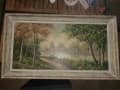 Taxatie van de Schilderij van Louis Andrey, landschap