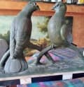 Taxatie van de Sculptuur van Twee Duiven door Louis Albert Carvin (Einde 19e eeuw)