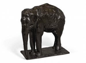 Beeldhouwwerk Olifant Rembrandt Bugatti: expertise en taxatie