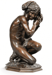 Sculptuur Napolitaanse Visscher Jean-Baptiste Carpeaux : expertise en taxatie