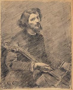 Tekening Gustave Courbet: gratis taxatie