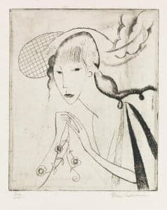 Gravure Lithographie Marie Laurencin : expertise en taxatie