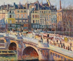 Schilderij Parijs Maximilien Luce: expertise en taxatie Schilderij Parijs Maximilien Luce: expertise en taxatie