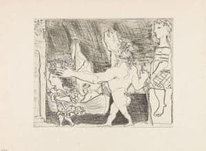 Gravure Eau-forte Pablo Picasso : expertise en taxatie