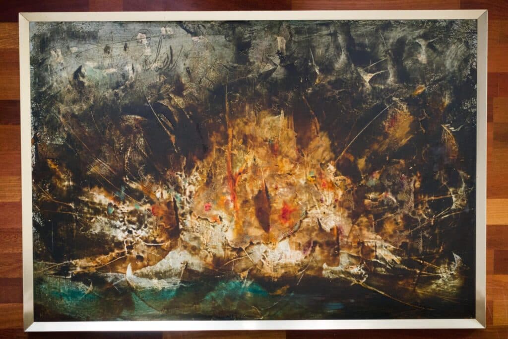 Abstract schilderij