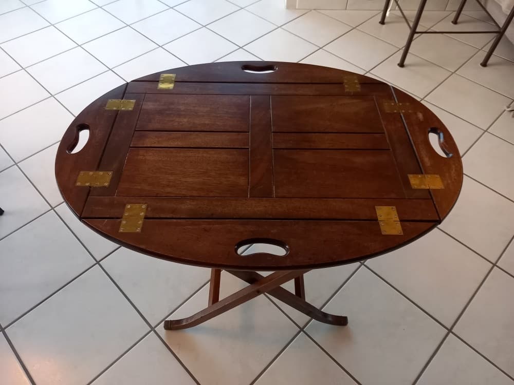 Taxatie Salontafel Marine Butler Mahonie 19e Eeuw