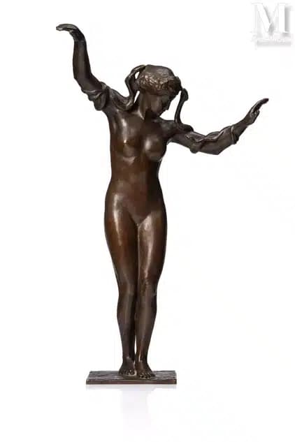 Taxatie van een sculptuur, danseres met slangen, van Paul Landowski (1875-1961)