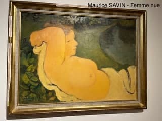 Taxatie van de waarde van een olieverfschilderij van de kunstenaar Maurice Savin