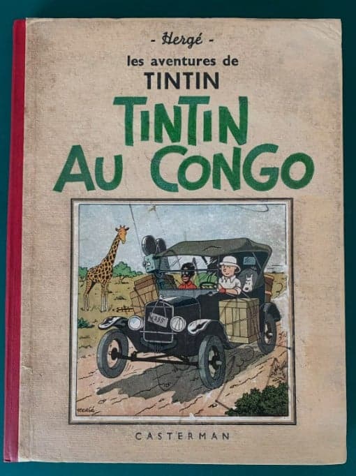 Taxatie van een originele strip: Kuifje in Congo uit 1941