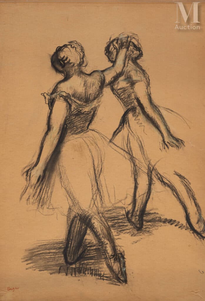 Fusain Degas verkocht voor 120.000 € in Parijs