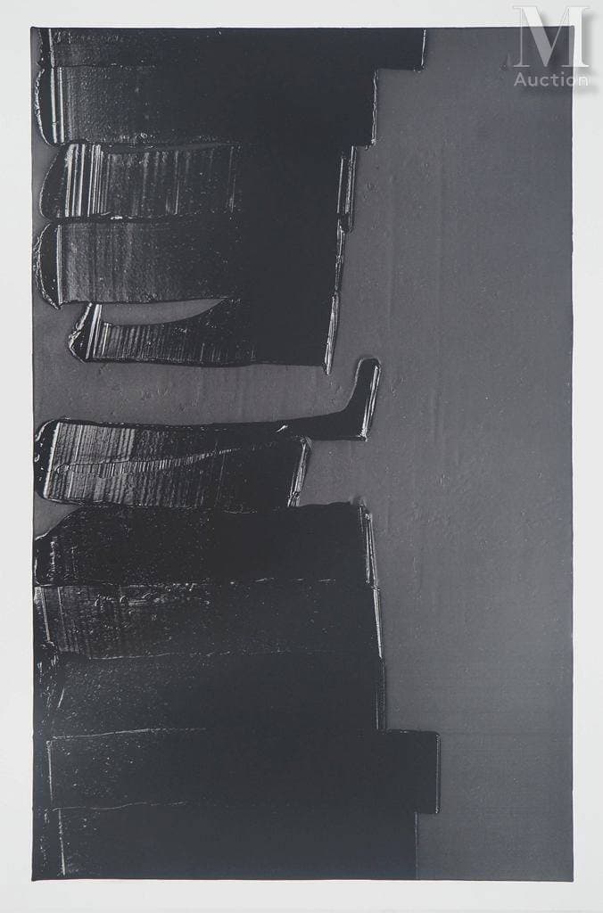 Schilderij Pierre Soulages: expertise en taxatie op de kunstmarkt