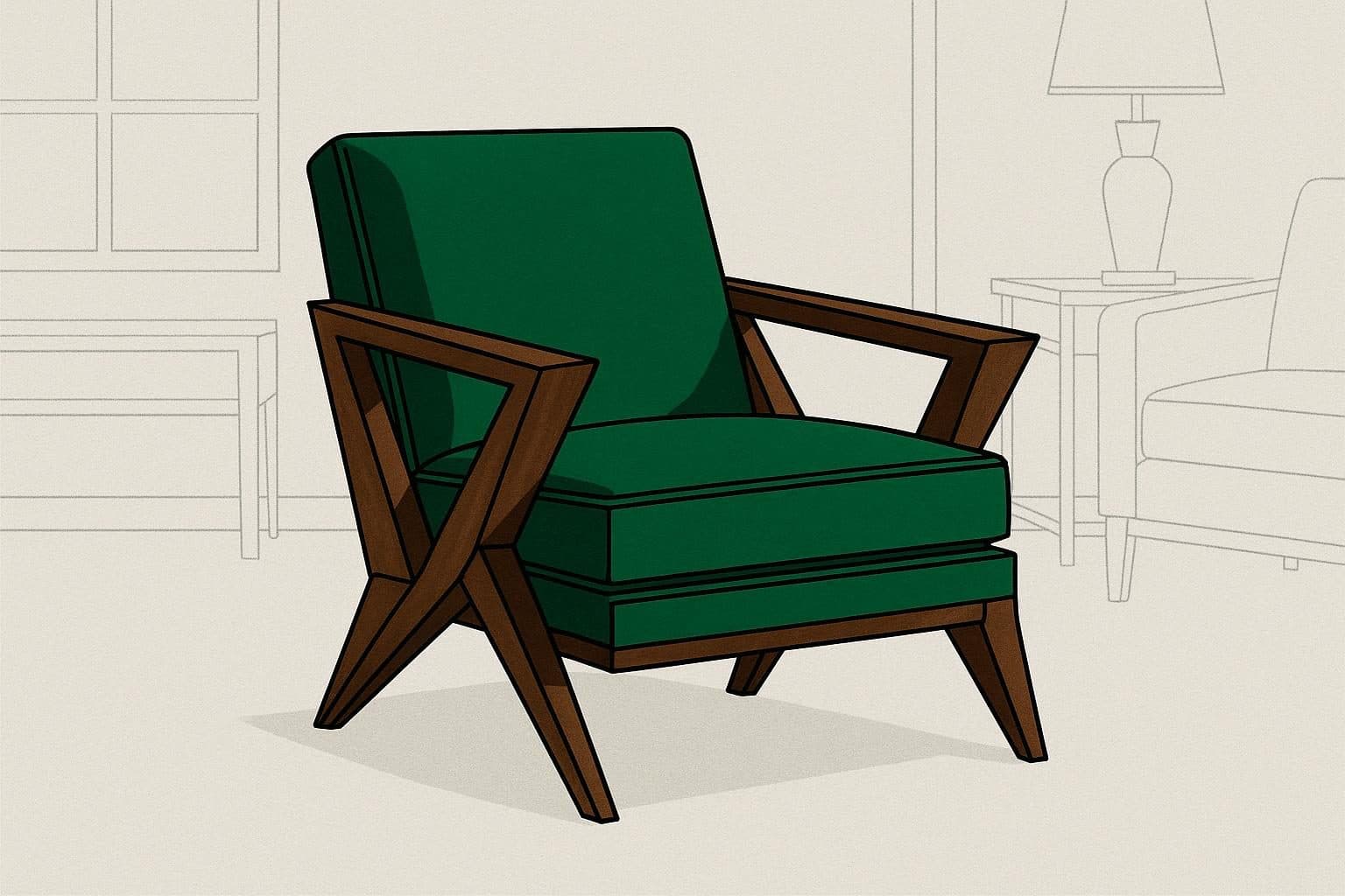 Art deco fauteuil