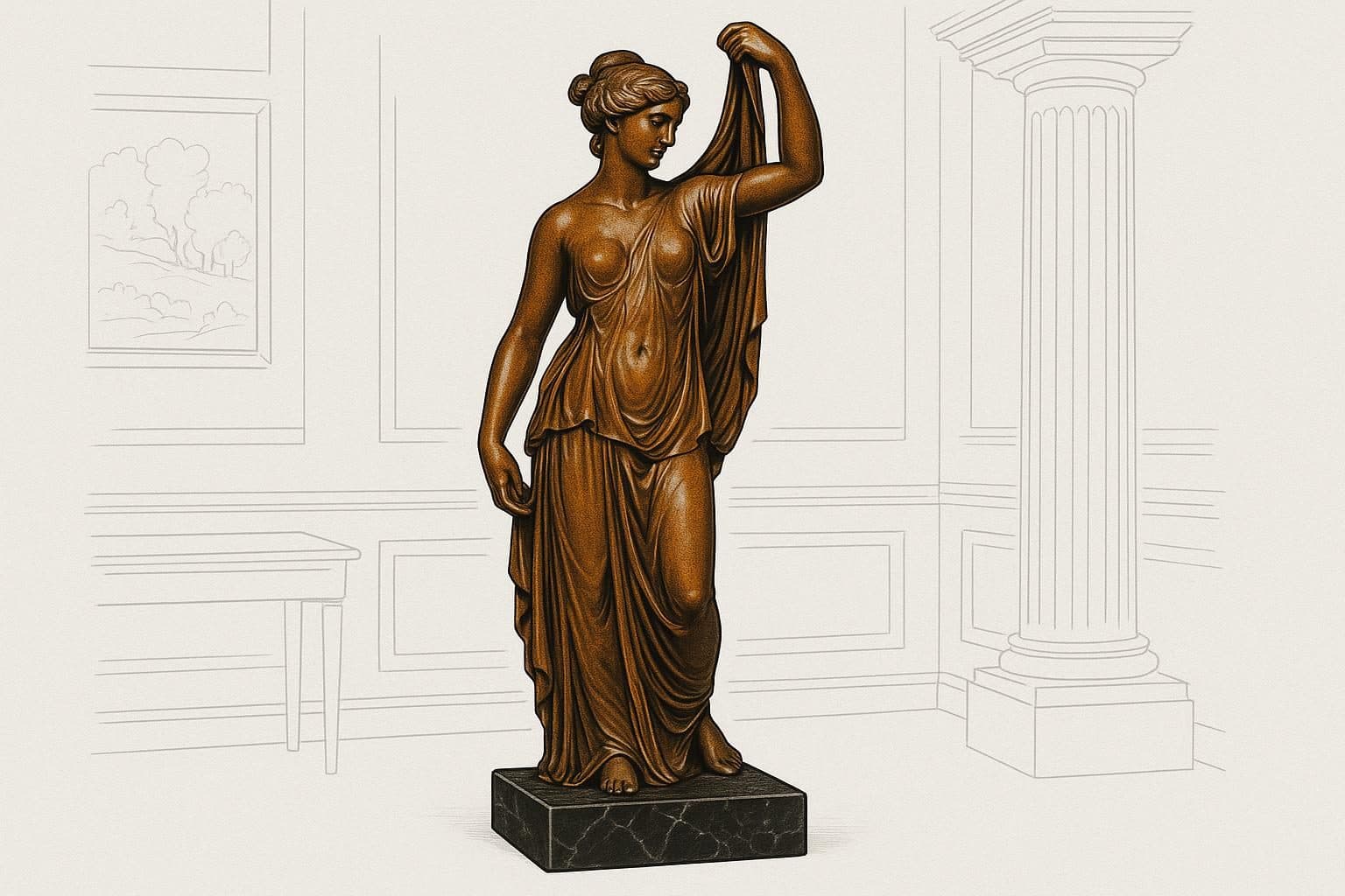 Bronzen barbedienne