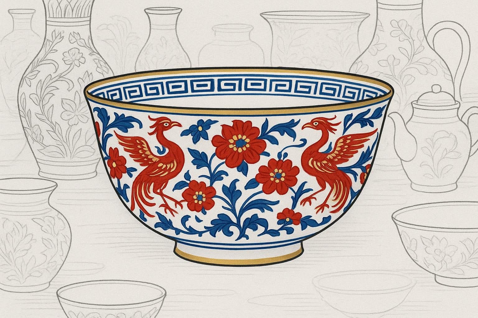 Imari porselein