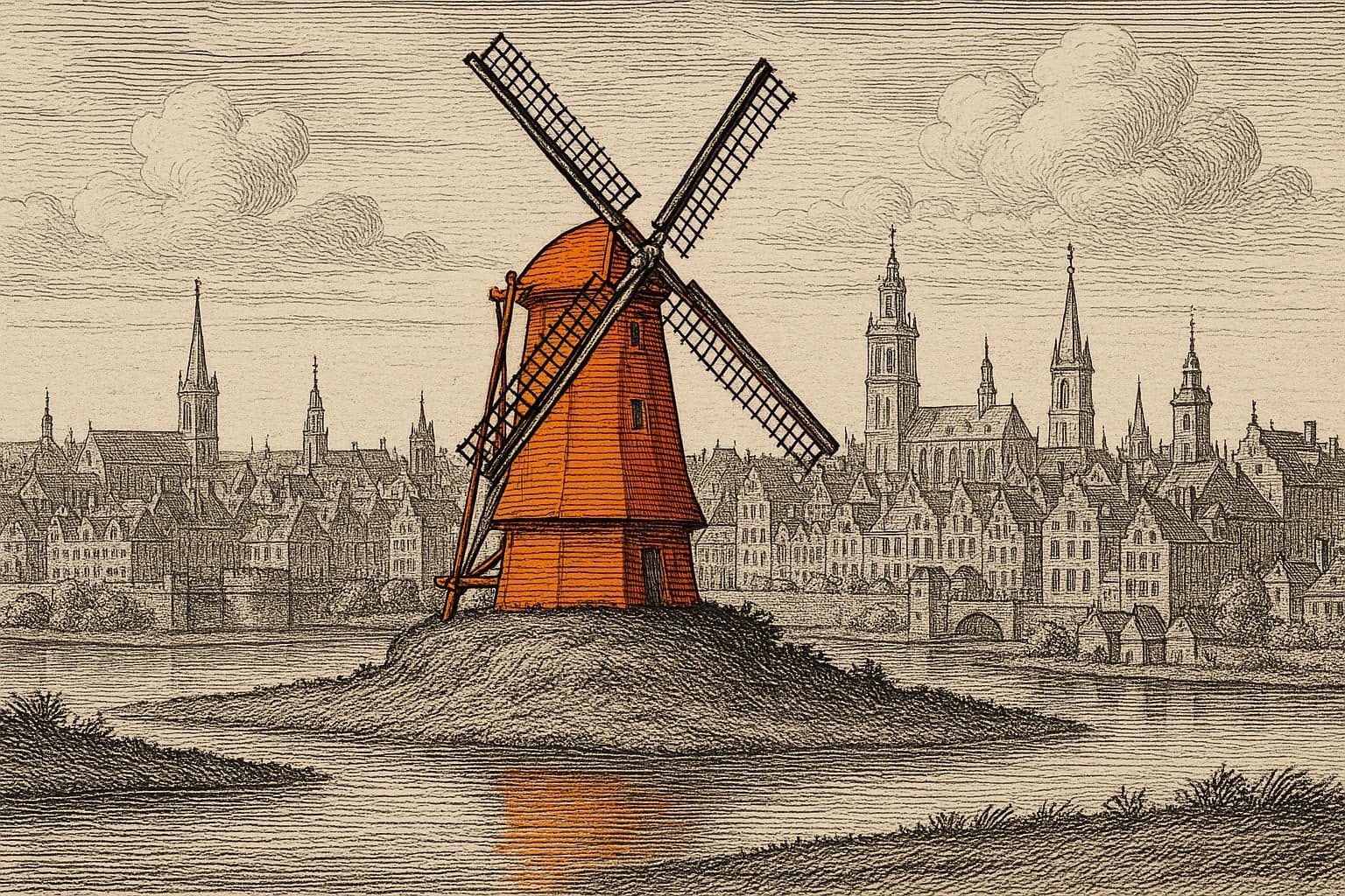 Oude gravure
