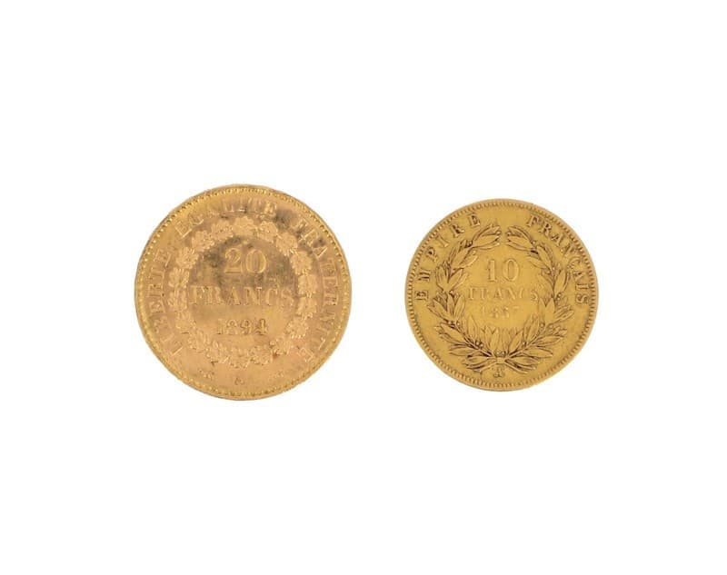 Taxatie van Louis d’Or Napoleon 20 francs Taxatie van Louis d’Or Napoleon 20 francs