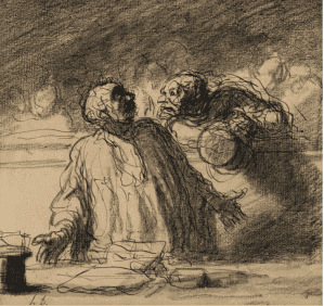Tekening Honoré Daumier: gratis taxatie Tekening Honoré Daumier: gratis taxatie