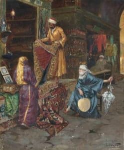Schilderij Handelaars Rudolf Ernst: expertise en taxatie Schilderij Handelaars Rudolf Ernst: expertise en taxatie