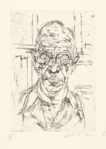 Gravure Lithografie Alberto Giacometti : expertise en taxatie Gravure Lithografie Alberto Giacometti : expertise en taxatie