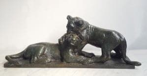 Sculptuur Leeuw Roger Godchaux : expertise en taxatie Sculptuur Leeuw Roger Godchaux : expertise en taxatie