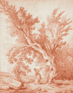 Tekening van Hubert Robert: expertise en taxatie Tekening van Hubert Robert: expertise en taxatie