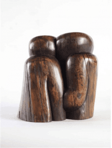 Sculptuur koppel Wang Keping: expertise en taxatie Sculptuur koppel Wang Keping: expertise en taxatie