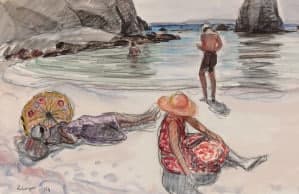 Tekening van Henri Lebasque: gratis taxatie Tekening van Henri Lebasque: gratis taxatie