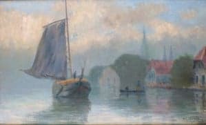 Schilderij Port Albert Lebourg: expertise en taxatie Schilderij Port Albert Lebourg: expertise en taxatie