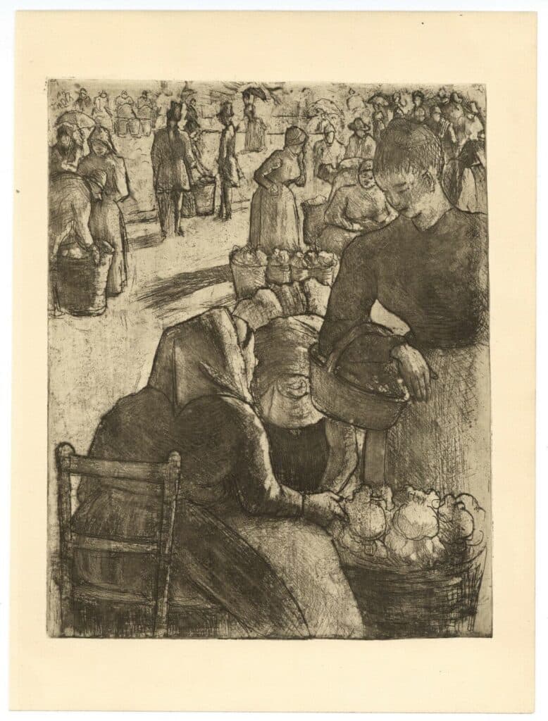 Gravure Lithografie Camille Pissarro : expertise en taxatie Gravure Lithografie Camille Pissarro : expertise en taxatie