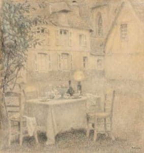 Tekening van Henri Le Sidaner: gratis taxatie Tekening van Henri Le Sidaner: gratis taxatie