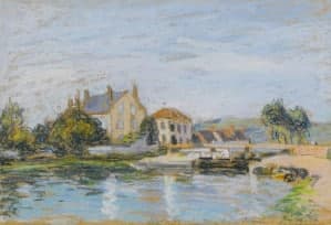 Tekening Alfred Sisley: expertise en taxatie Tekening Alfred Sisley: expertise en taxatie