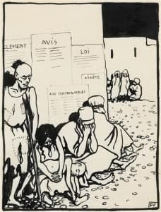 Tekening Félix Vallotton: expertise en taxatie Tekening Félix Vallotton: expertise en taxatie