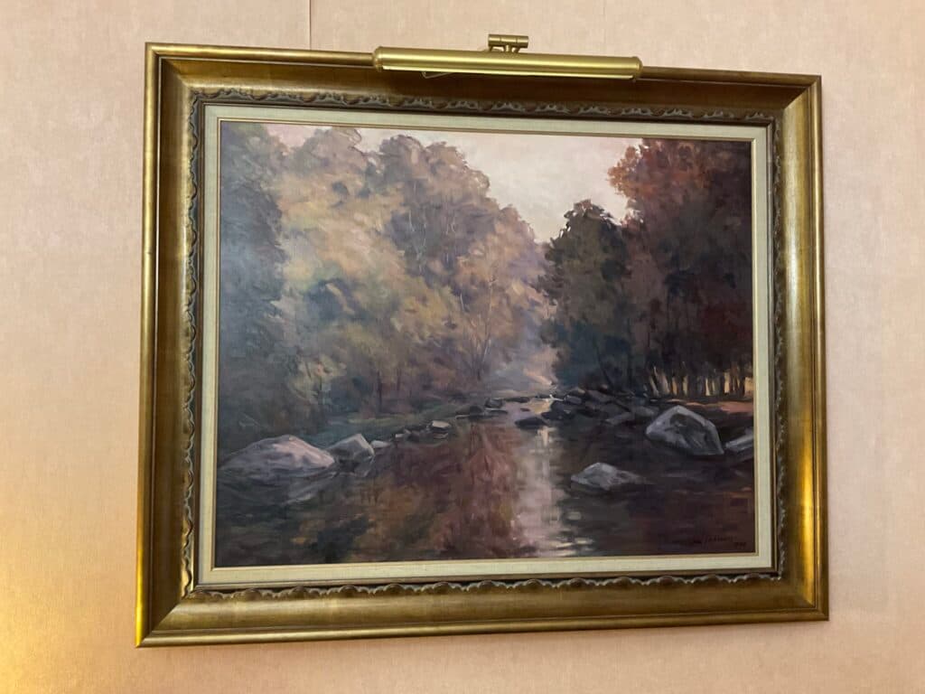Taxatie van het Landschapschilderij van Jean Le Proux gekocht in 1999 – Uitstekende staat.