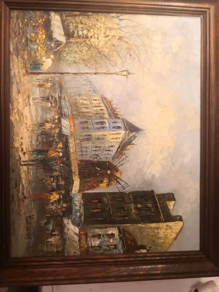 Taxatie van het schilderij “De straten van Parijs: De Moulin Rouge” Taxatie van het schilderij “De straten van Parijs: De Moulin Rouge”