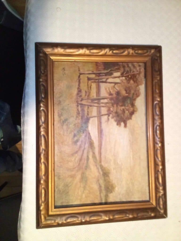 Taxatie van het Originele Olieverf Schilderij op Karton van A Muller uit 1924 (Afmetingen 24x43cm). Taxatie van het Originele Olieverf Schilderij op Karton van A Muller uit 1924 (Afmetingen 24x43cm).