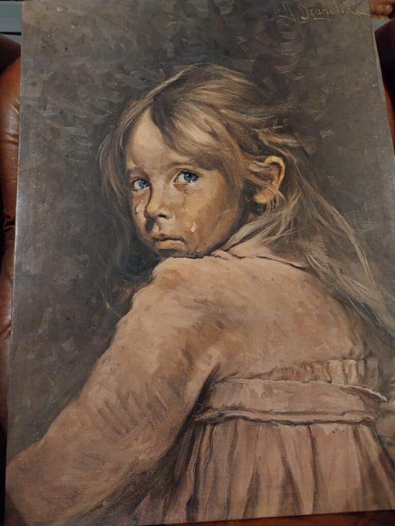 Taxatie van de Schilderij van J. Bragolin in Goede Staat Zonder Lijst Taxatie van de Schilderij van J. Bragolin in Goede Staat Zonder Lijst