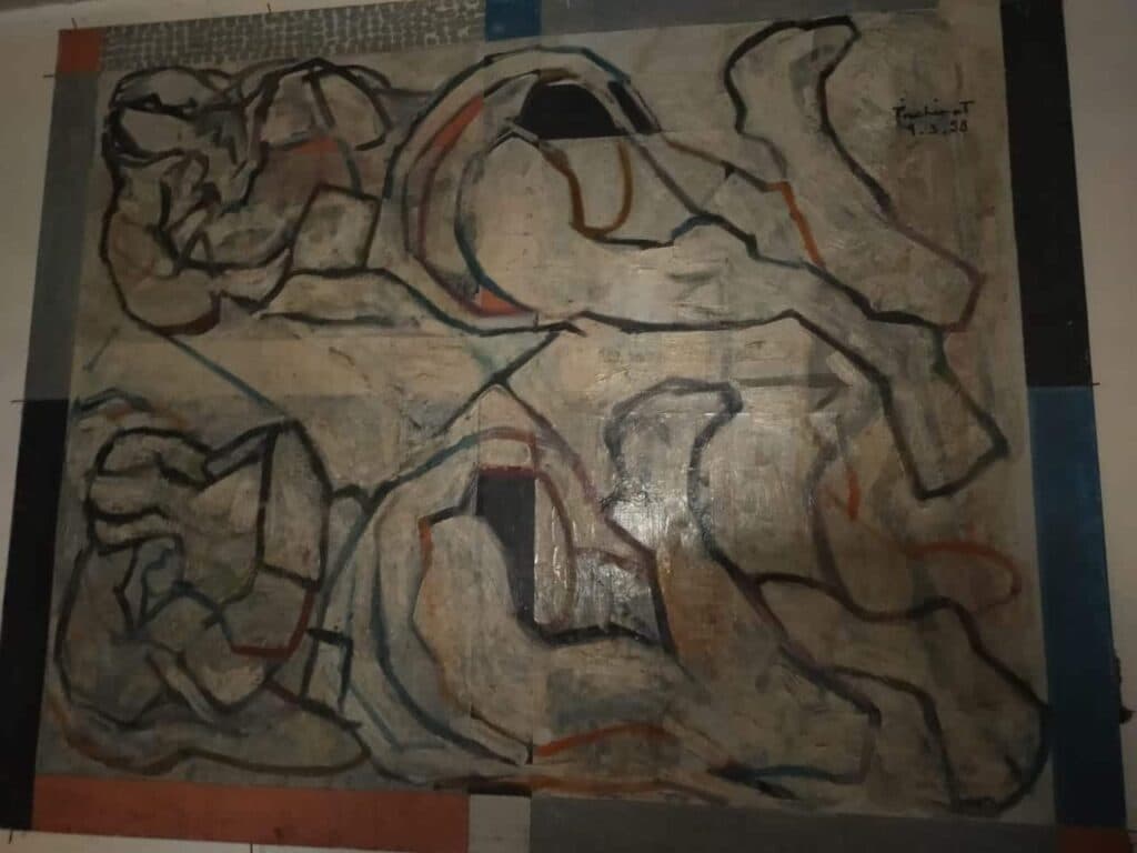 Taxatie van het Originele Schilderij van Max Pinchinat: Schilderij van 9 Maart 1958. Taxatie van het Originele Schilderij van Max Pinchinat: Schilderij van 9 Maart 1958.