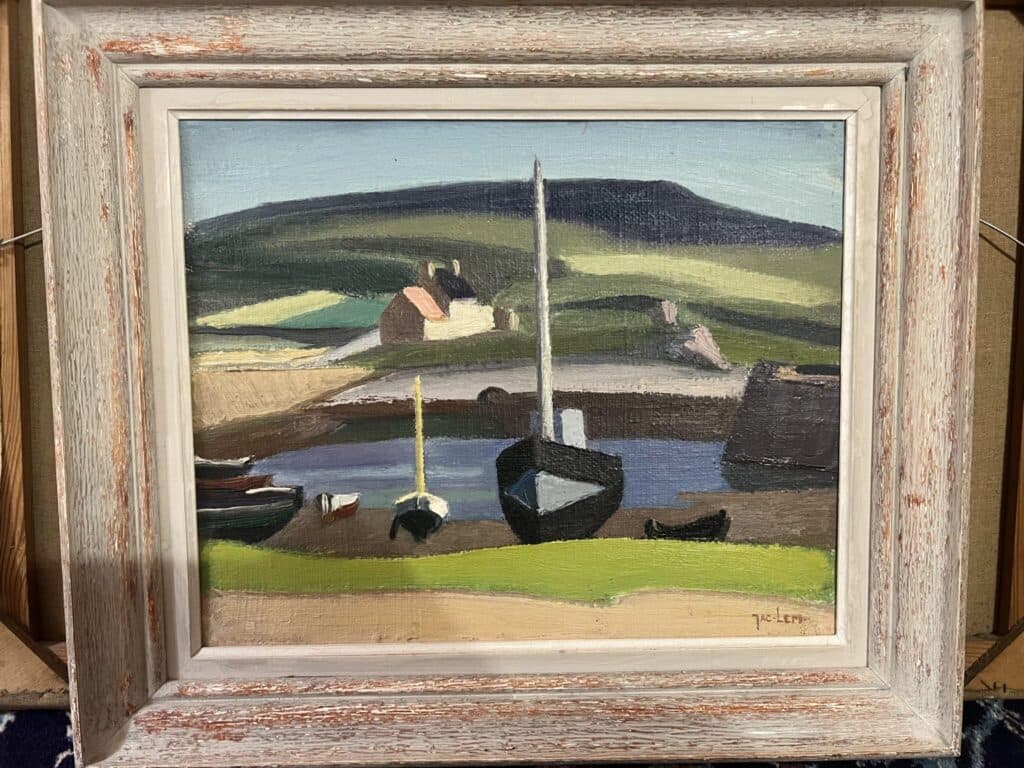Taxatie Expert: “Schilderij Jac Lem” – Taxatie van de prijs van een kunstwerk in goede staat in de categorie schilderkunst