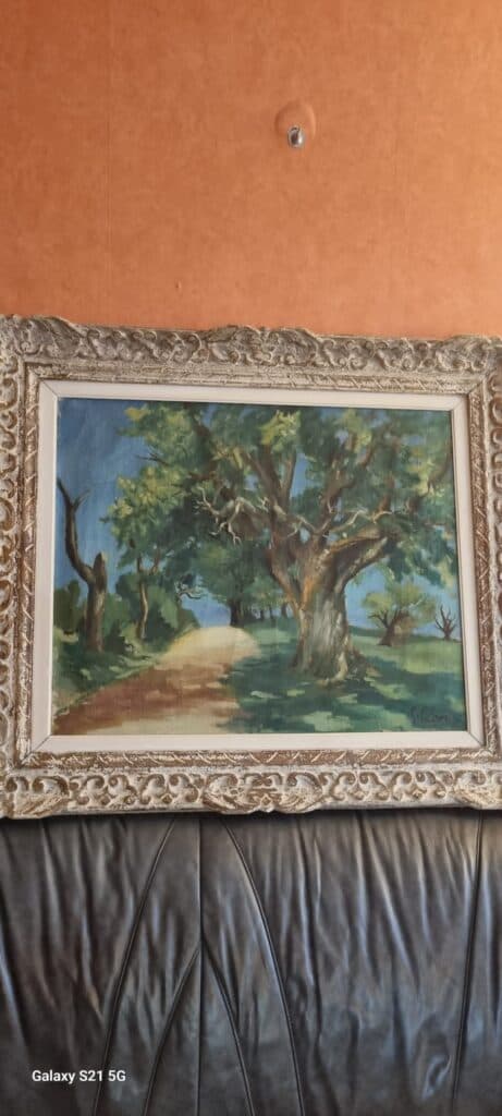 Taxatie van schilderij: Landschap in goede staat