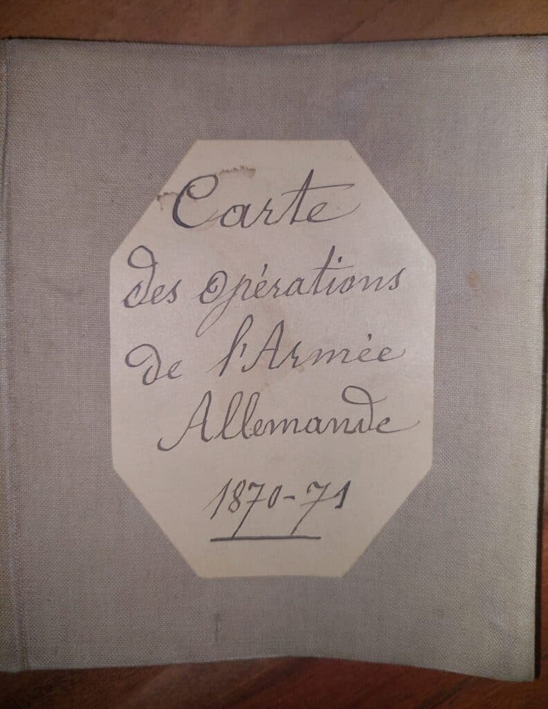 Militaire kaart Frans-Duitse Oorlog 1870, editie Berlijn