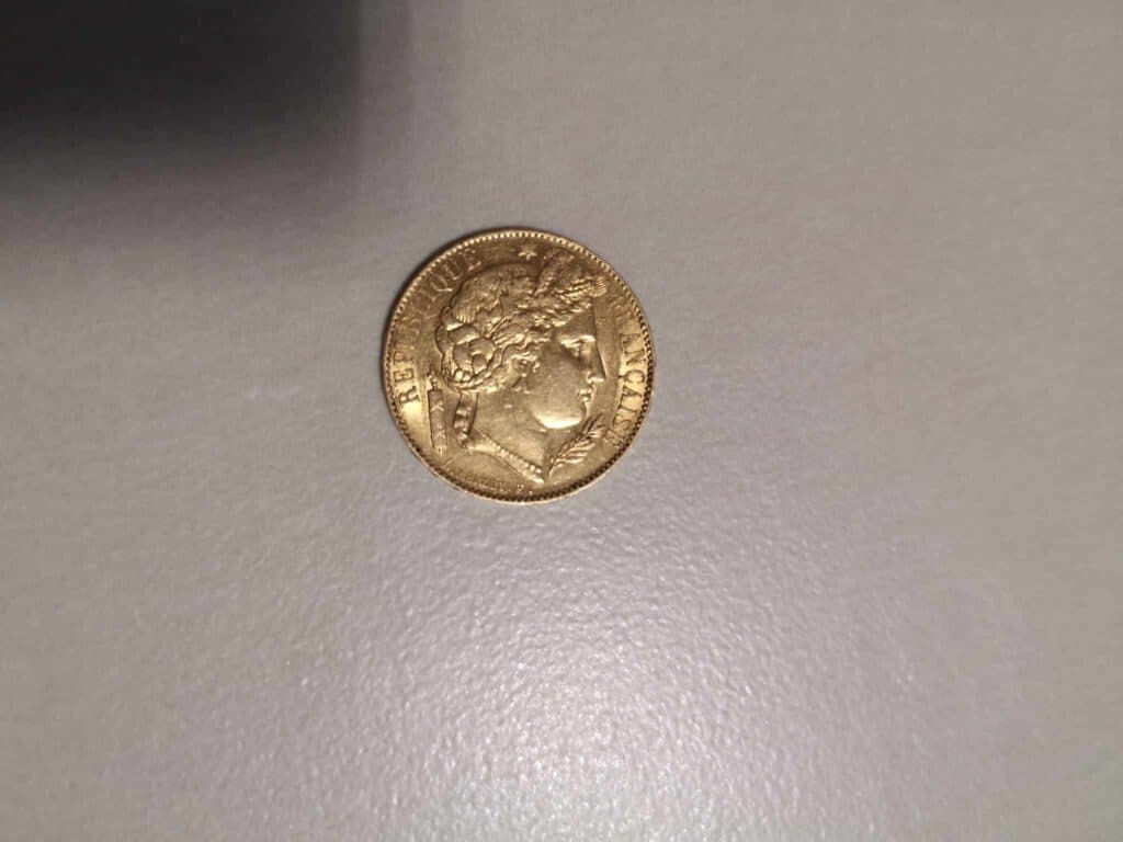 Taxatie: Gouden medaille, Louis d’or 20 francs (1851)