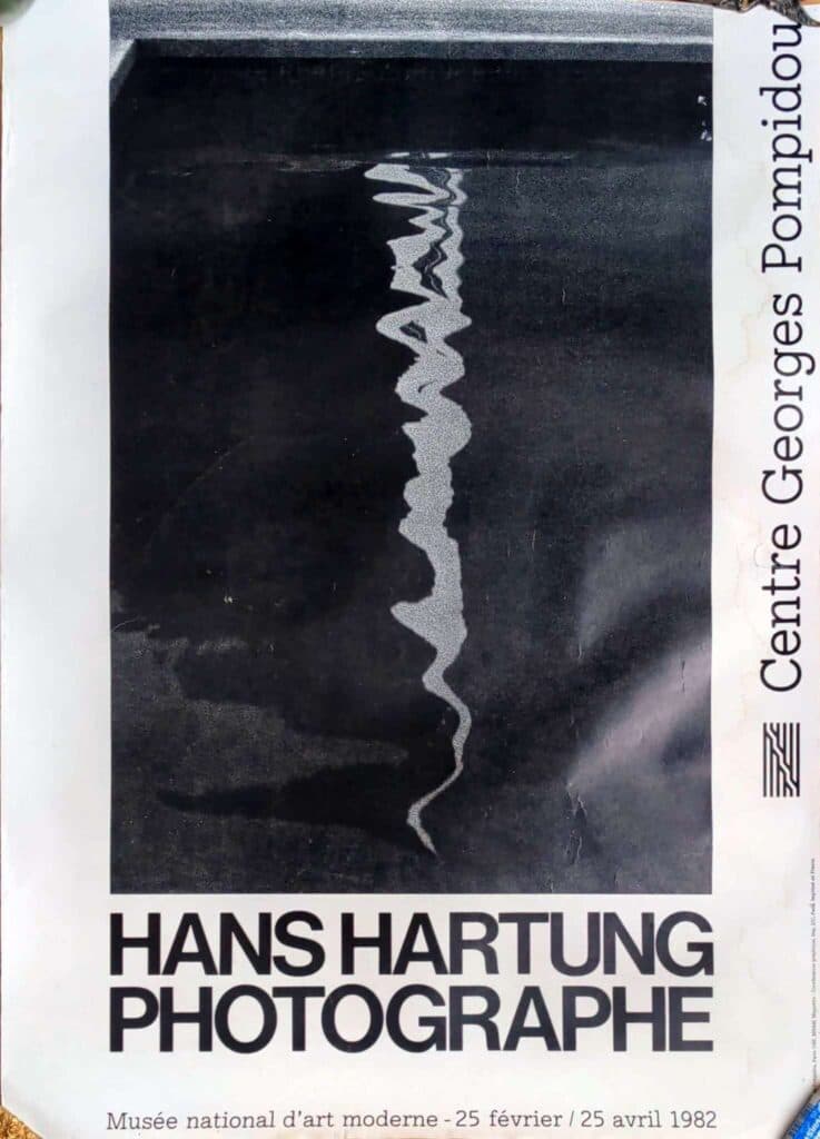 Taxatie Prent Gravure: Hans Hartung Fotograaf, Tentoonstelling in het Musée National d’Art Moderne in 1982