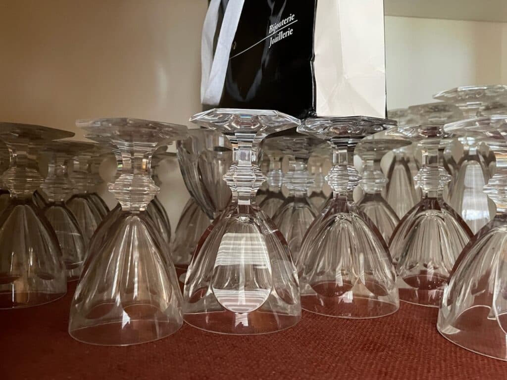 Taxatie van Baccarat Harcourt Glazen Set Taxatie van Baccarat Harcourt Glazen Set