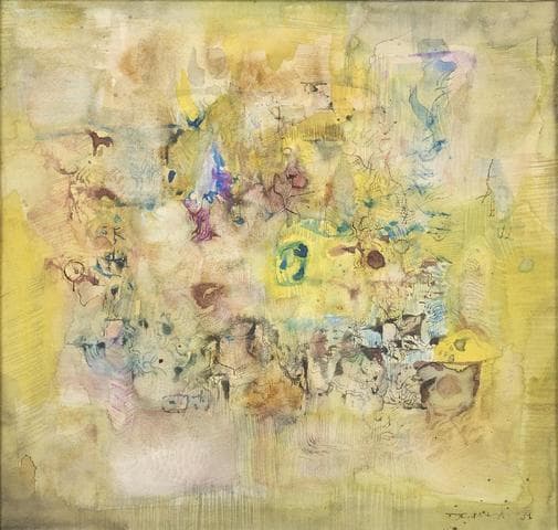 Veiling voor 201.000 euro van een aquarel van Zao WOU-KI