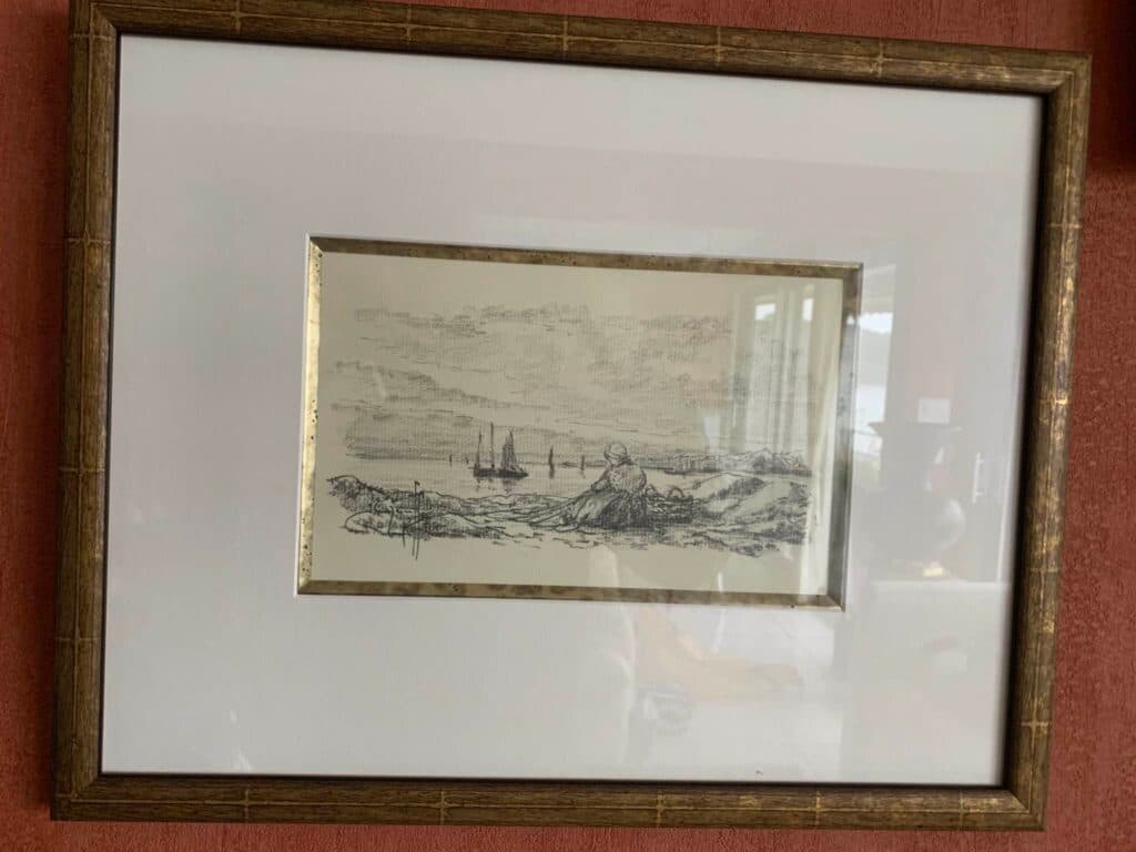 Taxatie van de prijs van een potloodtekening van de kunstenaar Joel Gorcuff uit het jaar 1953 tot 2022 Taxatie van de prijs van een potloodtekening van de kunstenaar Joel Gorcuff uit het jaar 1953 tot 2022