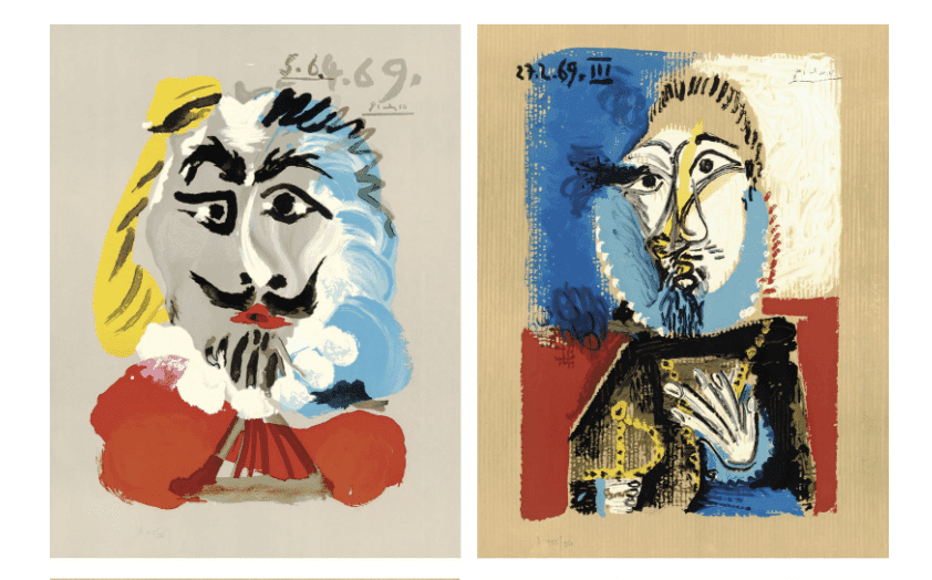 Taxatie lithografie Pablo Picasso Taxatie lithografie Pablo Picasso