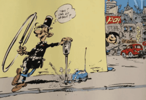 Taxatie van een stripverhaal van Gaston Lagaffe