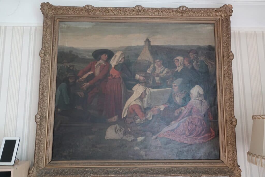 Taxatie van een schilderij gesigneerd C.Poussin, daterend uit 1855 Taxatie van een schilderij gesigneerd C.Poussin, daterend uit 1855
